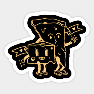 Pizza Cheese Friend Sticker